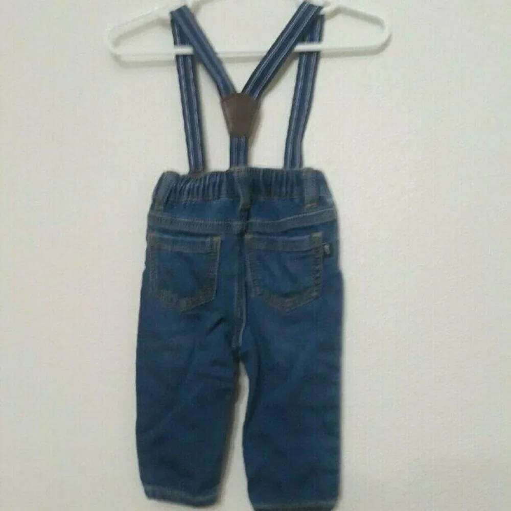 OshKosh B'gosh Blue Jeans with Suspenders